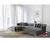 Fashionluxe Lauren Gray Velvet Double Chaise Sectional